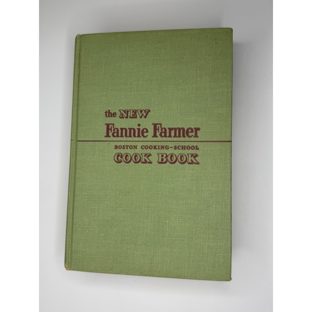 The New Fannie Farmer Boston Cooking Ninth Edition Original Paper Edition